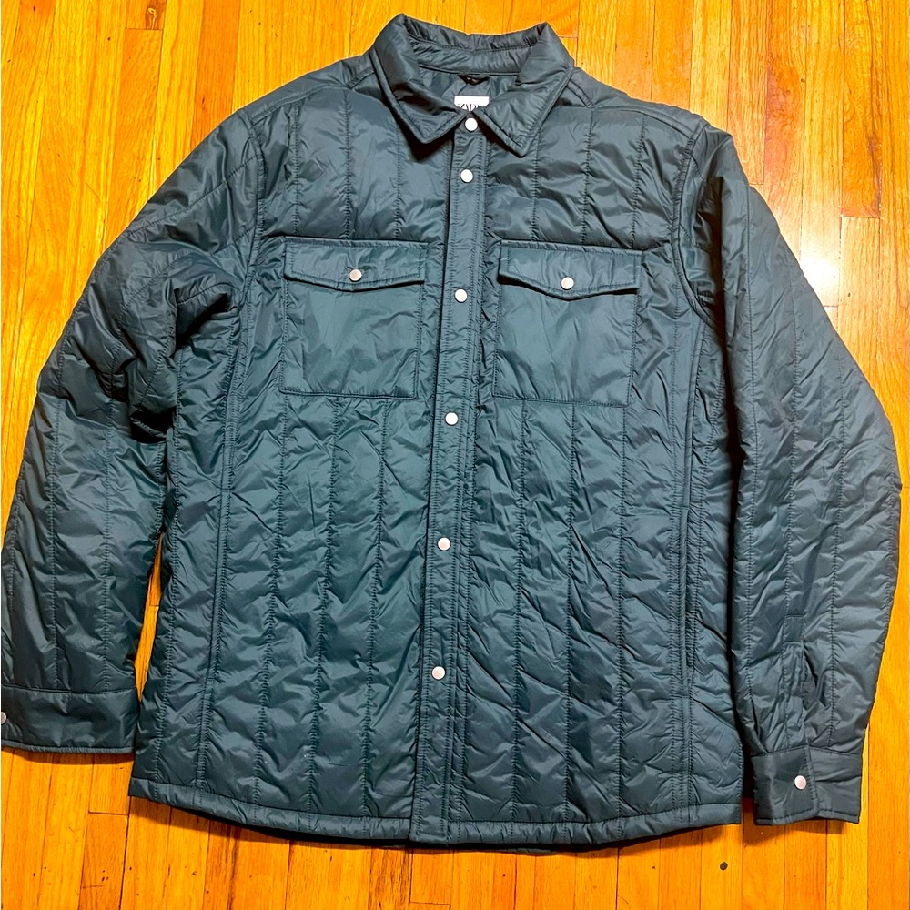Zara Mens Puffer Shirt Jacket
